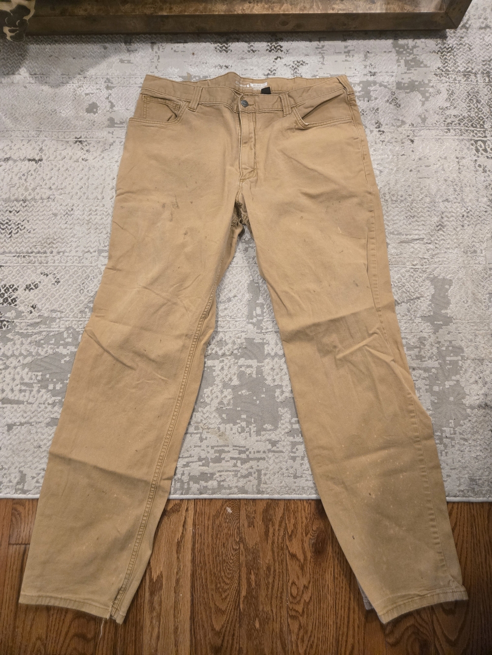 Carhartt Tan Work Chinos - Straight Leg